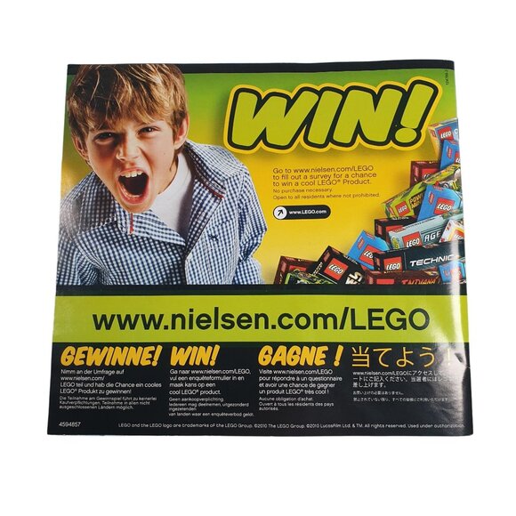 8077 Atlantis Book 2 LEGO Building Manual Instruction Replacement Piece - Picture 2 of 2